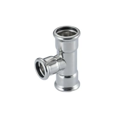 Good price 스테인레스 스틸 304 316L 물 공급 파이프 프레스 픽팅 온라인으로